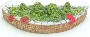 Crescent Flower Bed (Stone)
