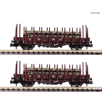 DR Rm Stake Wagon w/Track Load Set (2) IV