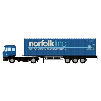 *MAN F90 Tractor & Trailer Norfolk Line