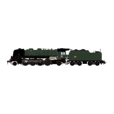 SNCF 141 R44 Steam Locomotive Green/Black III (DCC-Sound)