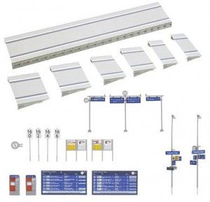 Modern Station Platform & Accessories Kit V
