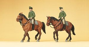 German Police on Horseback (2) Exclusive Figure Set