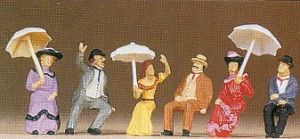 Seated Persons 1900 (6) Exclusive Figure Set
