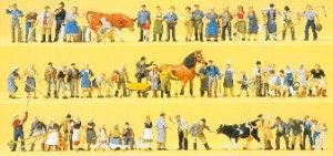 Farm Figures and Animals (60) Exclusive Figure Super Set