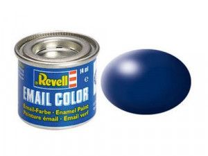 Enamel Paint 'Email' (14ml) Solid Silk Matt Lufthansa Blue