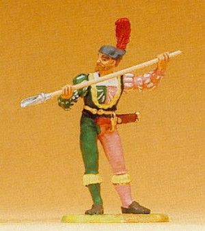 Mercenary Bondsman with Powder Shovel Figure