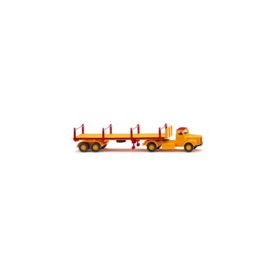 Scania Stanchion Trailer Truck Yellow/Red 1974-80