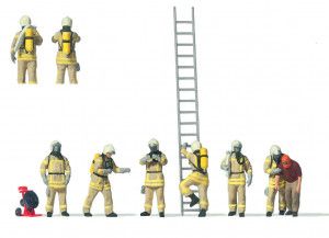 Firemen in Breathing Apparatus (6) Exclusive Figure Set