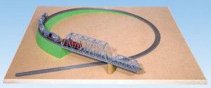 Single Track Foam Ramp without Slope 60x4cm for HO Scale