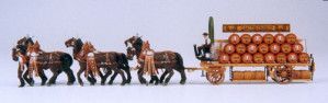 Horse Drawn Spatenbrau Beer Wagon