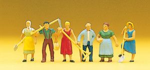 Farm Workers (6) with Tools Exclusive Figure Set