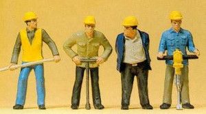 Track Workers (4) Figure Set