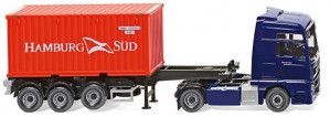 MAN TGX Euro 6 Container Semi Truck Hamburg Sud