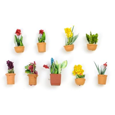 Flowers in Pots Set A (9) (GM106)