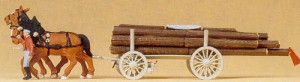 Horse Drawn Log Wagon