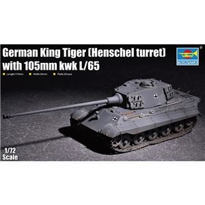German King Tiger (Henschel turret) with 105mm KwK L/65