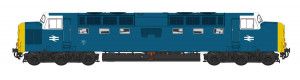 *Class 55 Unnumbered BR Blue White Cabs