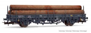 RENFE RN Kbs Stake Wagon w/Log Load III