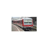 2-unit diesel railcar, BR 628.4/928.4, "Wuppertal Hbf", DB AG, era V, traffic-red