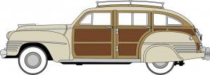 Chrysler Town & Country 1942 Woody Wagon Catalina Tan