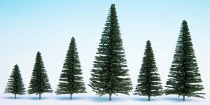 Fir (25) with Planting Pins Hobby Trees 5-14cm
