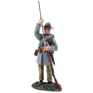 Confederate Infantry Standing Ramming in Frock Coat _1