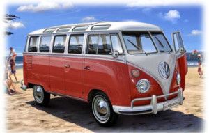 Volkswagen T1 Samba Bus Model Set (1:24 Scale)