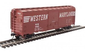 40' ACF Welded Boxcar Western Maryland 4420