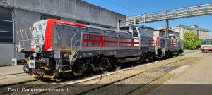 *Mercitalia Rail 1000 Silver/Red Diesel Locomotive VI