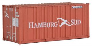 20' Ribbed Side Assembled Container Hamburg Sud