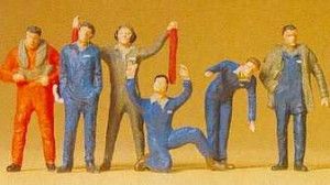 German Air Force Pilots/Ground Crew (6) Exclusive Figure Set