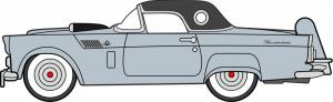 1956 Ford Thunderbird Grey Metallic/Raven Black