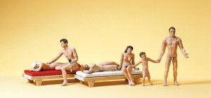 Couple/Family Nudists (6) Exclusive Figure Set
