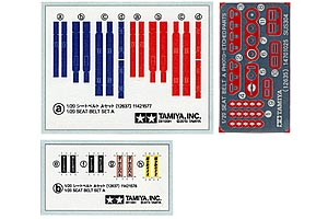 1/20 F1 Seat Belt Set A 1970s/80s