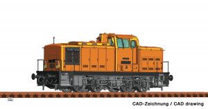 DR BR106 Diesel Locomotive IV (DCC-Sound)