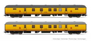 RENFE DGCT-3000 Yellow Postal Van Set (2) IV