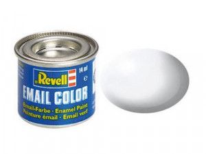 Enamel Paint 'Email' (14ml) Solid Silk Matt White
