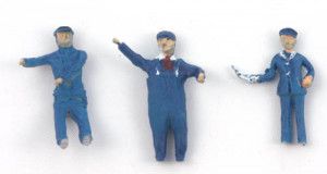 Locomotive Crew (3) Figure Set