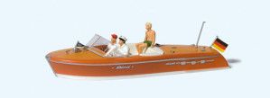 Riva Ariston Motorboat with Crew (3) Exclusive Figure Set