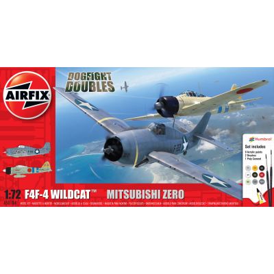 Dogfight Double F4F4 Wildcat/Mitsubishi Zero Gift Set(1:72)