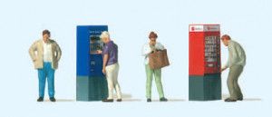At the Vending Machine (4) Exclusive Figure Set