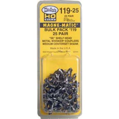 No.119 SE Whisker Bulk Pack Magne-Matic Couplers (25pr)