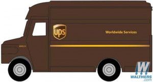 UPS Package Car Modern Shield Logo