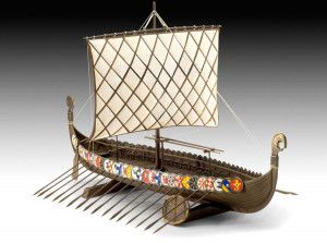 Viking Ship Model Set (1:50 Scale)