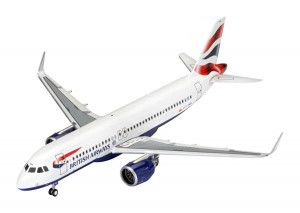 Airbus A320neo British Airways Model Set (1:144 Scale)