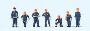 Fire Brigade Cadets (7) Exclusive Figure Set