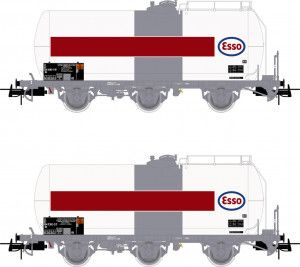 SNCF Esso 3 Axle Tank Wagon Set (2) IV