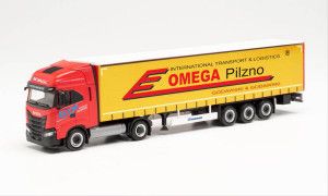 Iveco S-Way LNG Curtainside Semitrailer Omega Pilzno