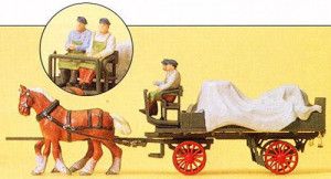 Horse Drawn Tarpaulin Wagon