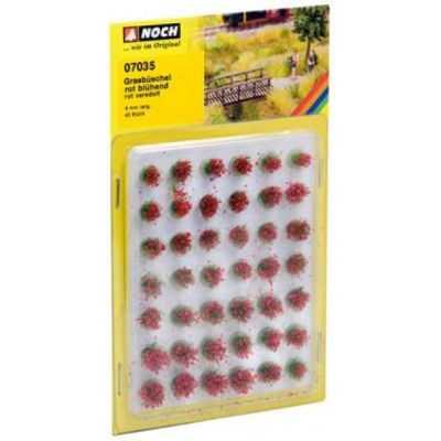 Blooming Red Grass Tufts Mini Set 6mm (42)